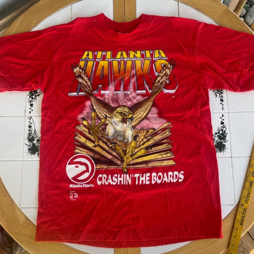 Vintage NBA Atlanta Hawks Graphic Tee Large